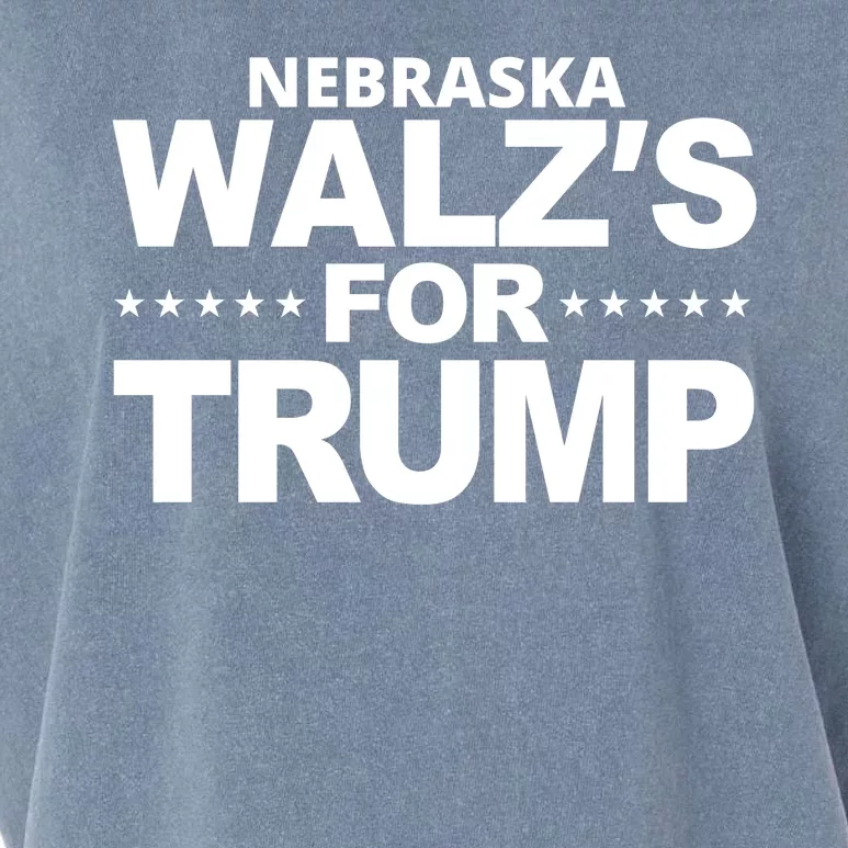 Nebraska Walzs For Trump Political Garment-Dyed Women's Muscle Tee