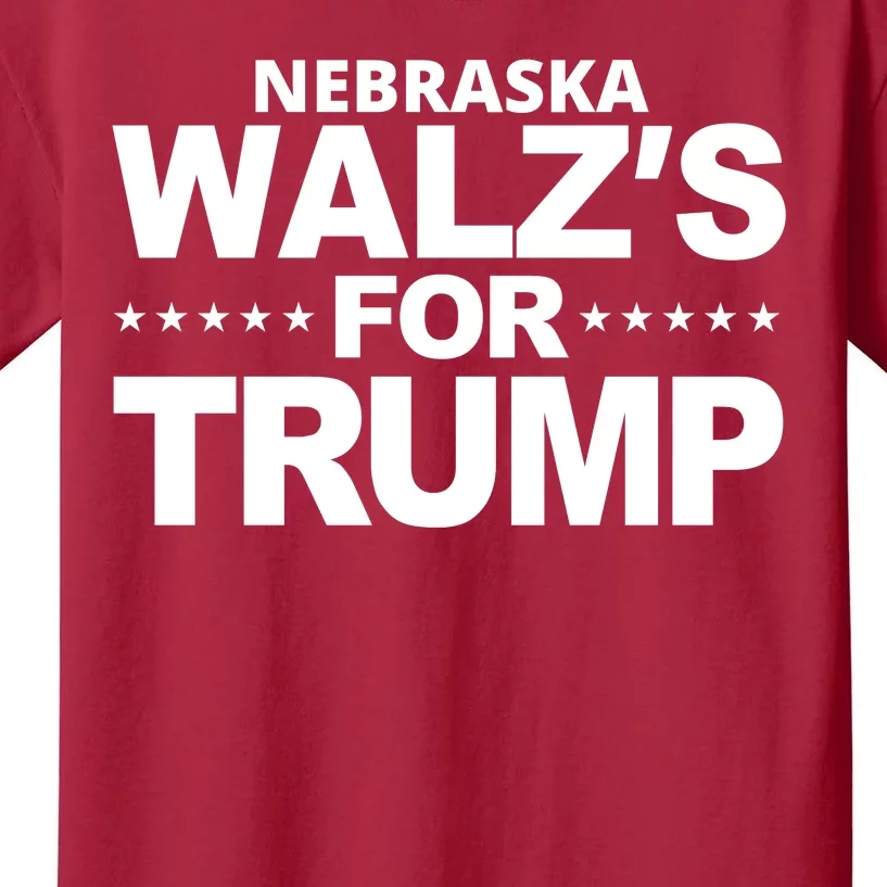 Nebraska Walzs For Trump Political Kids T-Shirt