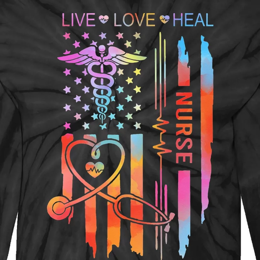 Nurse Week Gift Nurse, Nurse Gift Appreciation Nurse Tie-Dye Long Sleeve Shirt