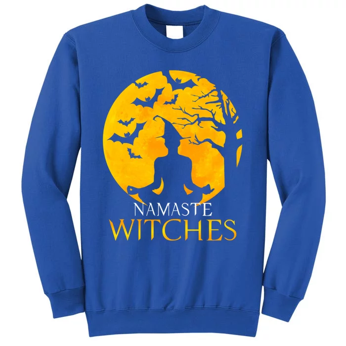 Namaste Witches Gift I Funny Halloween Yoga Funny Gift Sweatshirt