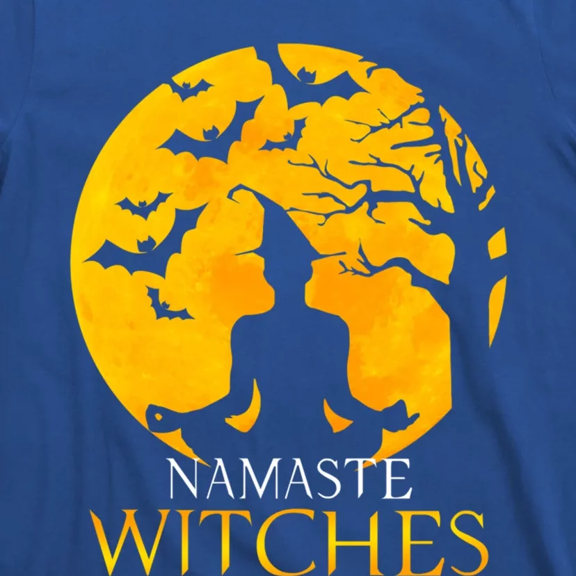 Namaste Witches Gift I Funny Halloween Yoga Funny Gift T-Shirt