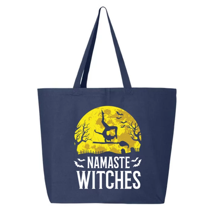 Namaste Witches Gift Funny Yoga Halloween Costume Gift 25L Jumbo Tote