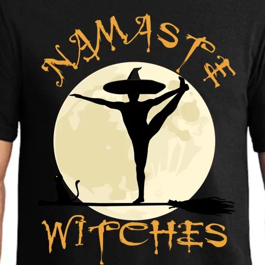 Namaste Witches Great Gift Halloween Yoga Great Gift Pajama Set