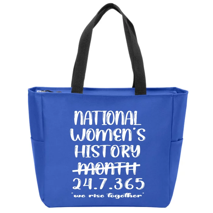 National Women History Month 2024 247365 Zip Tote Bag