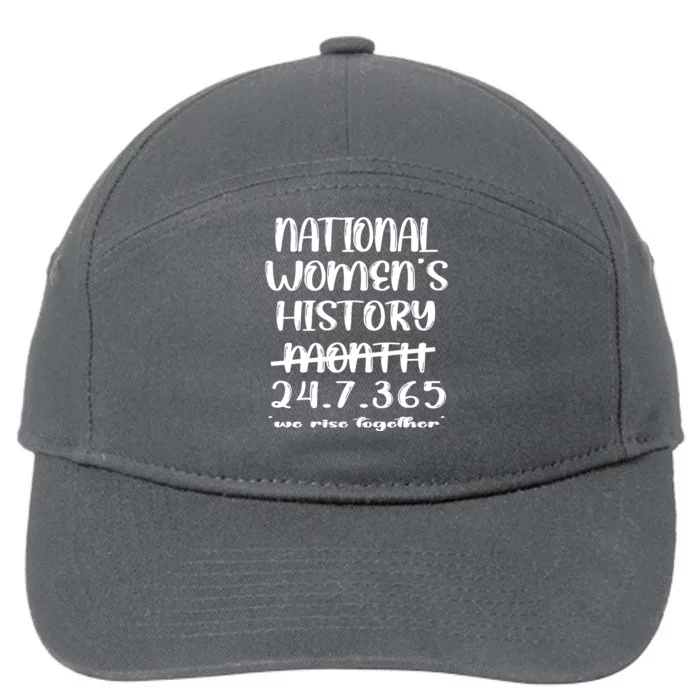 National Women History Month 2024 247365 7-Panel Snapback Hat