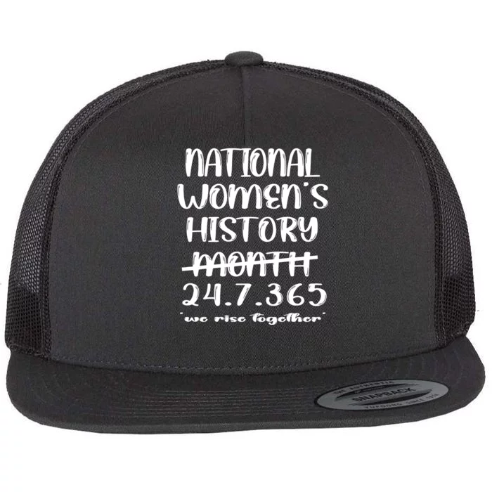 National Women History Month 2024 247365 Flat Bill Trucker Hat