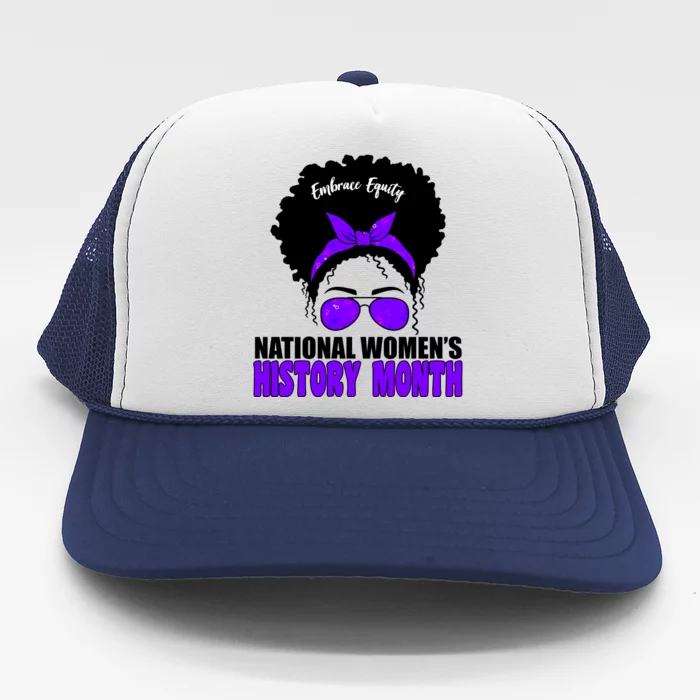 National Women's History Month Equity For Women Trucker Hat