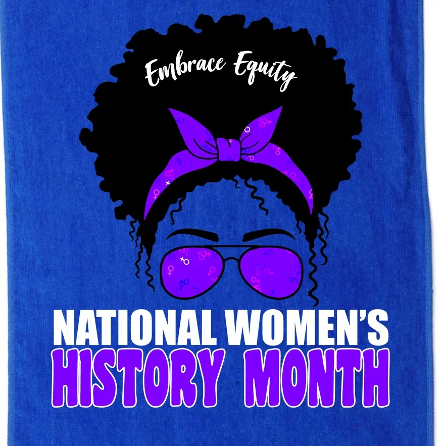 National Women's History Month Equity For Women Platinum Collection Golf Towel