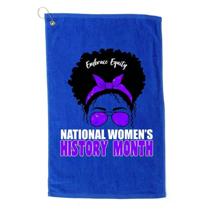 National Women's History Month Equity For Women Platinum Collection Golf Towel