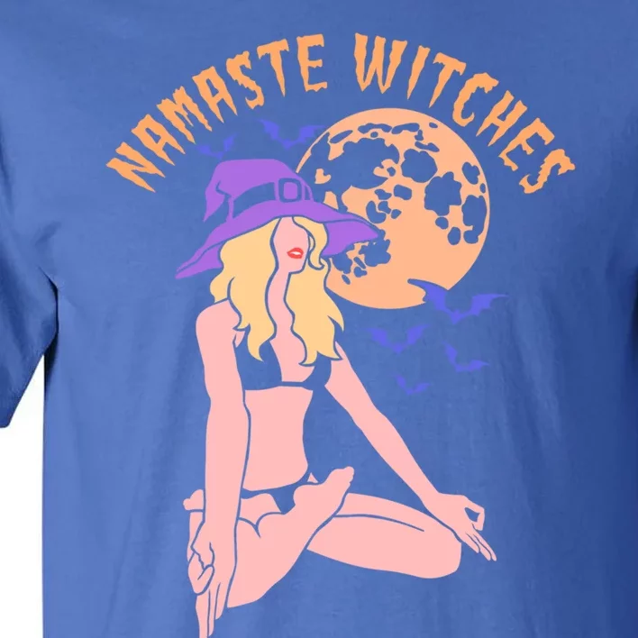 Namaste Witches Halloween Funny Meditation Yoga Gift Tall T-Shirt