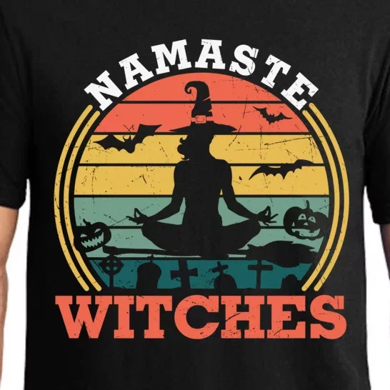 Namaste Witches Halloween Meaningful Gift Pajama Set