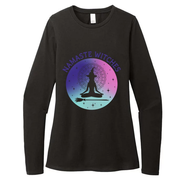 Namaste Witches Halloween Yoga Cute Gift Womens CVC Long Sleeve Shirt