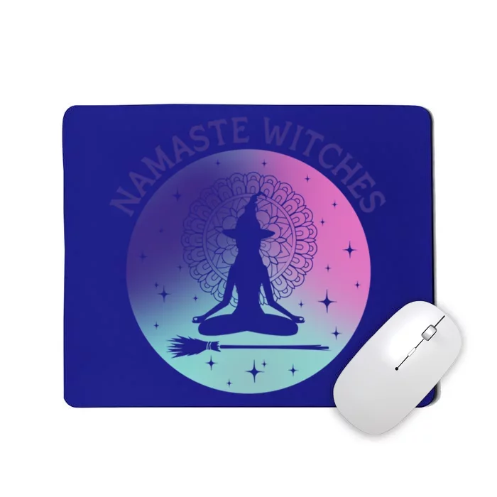 Namaste Witches Halloween Yoga Cute Gift Mousepad