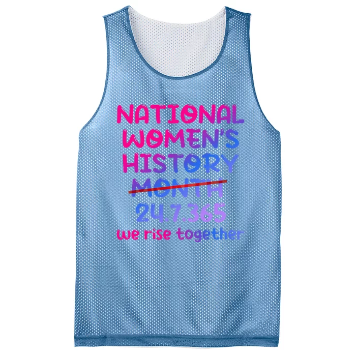 National Women History Month 2024 24.7.365 Mesh Reversible Basketball Jersey Tank