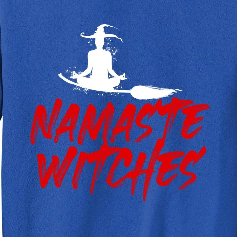 Namaste Witches Halloween Funny Yoga Witch Meme Funny Gift Sweatshirt