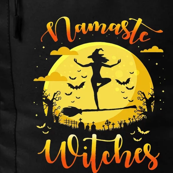 Namaste Witches Halloween Yoga Lover Costume Gifts Daily Commute Backpack