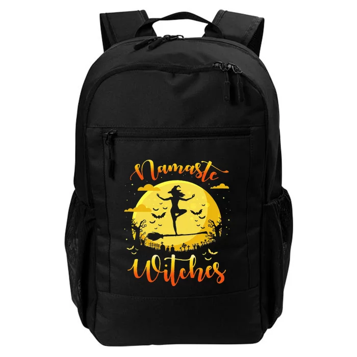 Namaste Witches Halloween Yoga Lover Costume Gifts Daily Commute Backpack