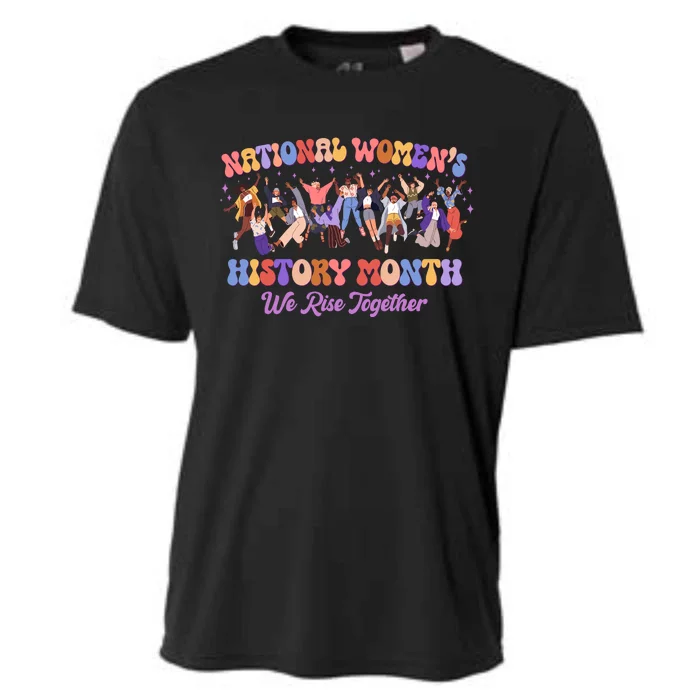 National Womens History Month We Rise Together Cooling Performance Crew T-Shirt