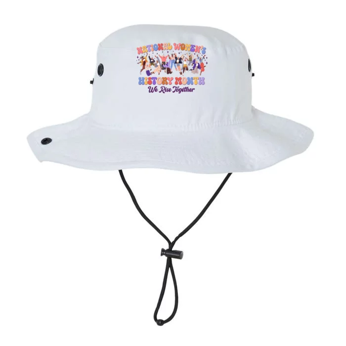 National Womens History Month We Rise Together Legacy Cool Fit Booney Bucket Hat