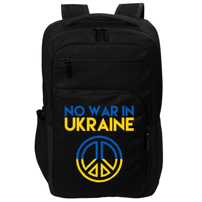 No War In Ukraine Peace Impact Tech Backpack