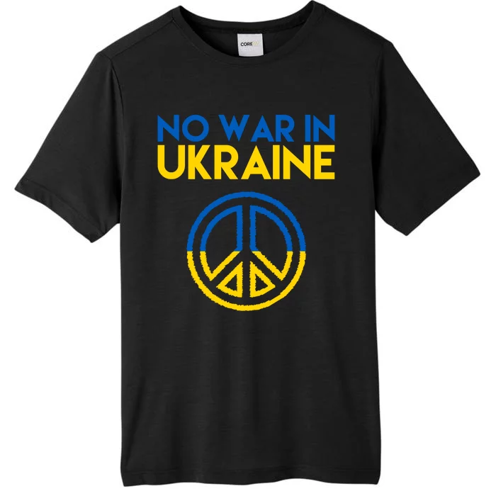 No War In Ukraine Peace ChromaSoft Performance T-Shirt