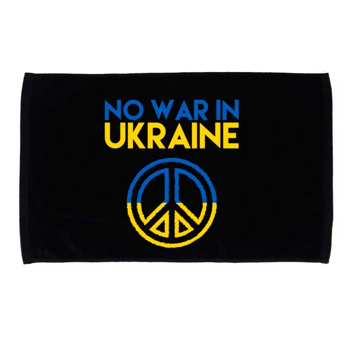 No War In Ukraine Peace Microfiber Hand Towel