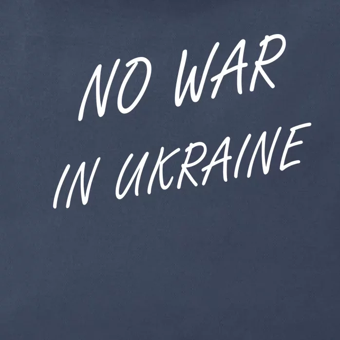 No War In Ukraine I Stand For Ukraine Zip Tote Bag