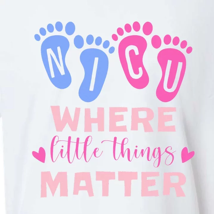 NICU Where Little Things Matter Sueded Cloud Jersey T-Shirt