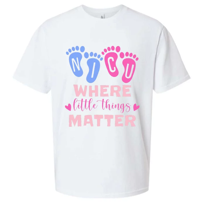 NICU Where Little Things Matter Sueded Cloud Jersey T-Shirt