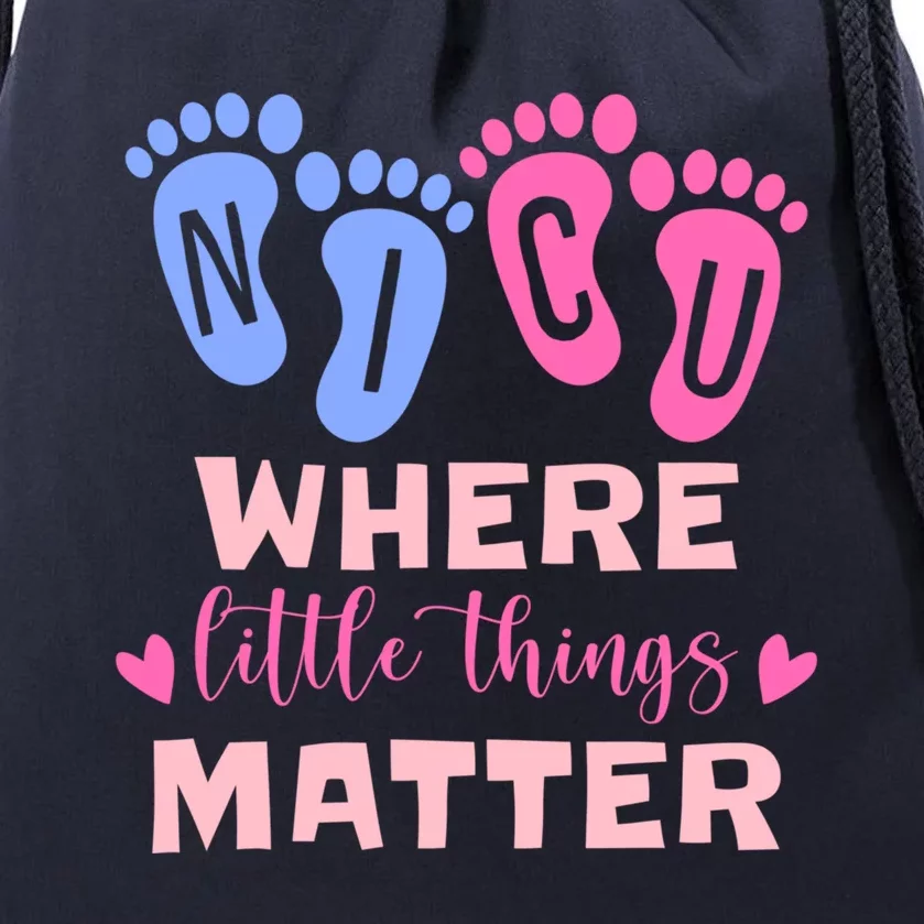 Nicu Where Little Things Matter Gift Drawstring Bag