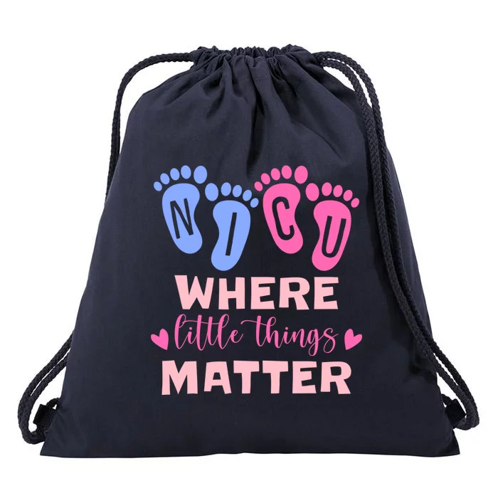 Nicu Where Little Things Matter Gift Drawstring Bag