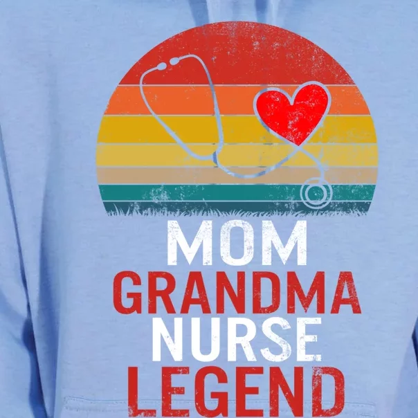 Nurses Week Mom Grandma Nurse Legend Mothers Day Retiret Gift Unisex Surf Hoodie