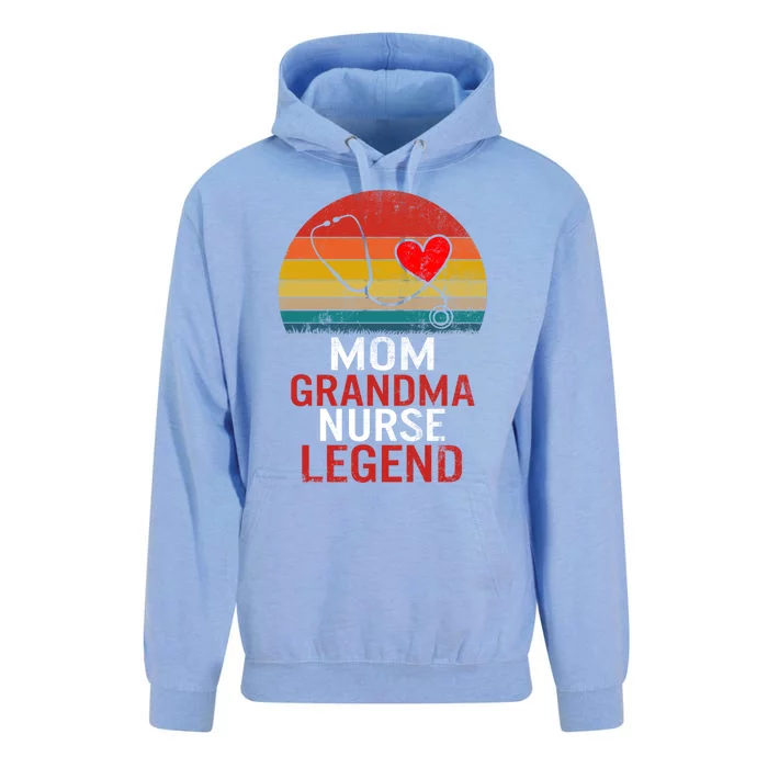 Nurses Week Mom Grandma Nurse Legend Mothers Day Retiret Gift Unisex Surf Hoodie