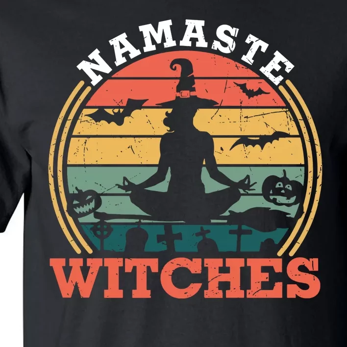 Namaste Witches Meditation Halloween Design Tall T-Shirt