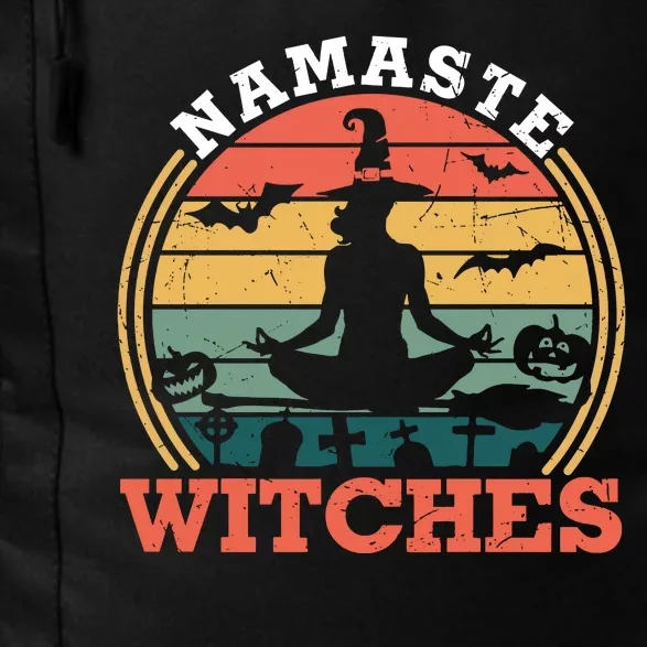 Namaste Witches Meditation Halloween Design Daily Commute Backpack