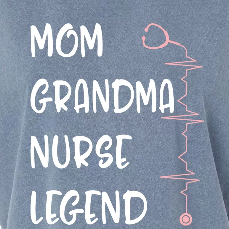 Nurses Week Mom Grandma Nurse Legend Mothers Day Retiret Cool Gift Garment-Dyed Women's Muscle Tee