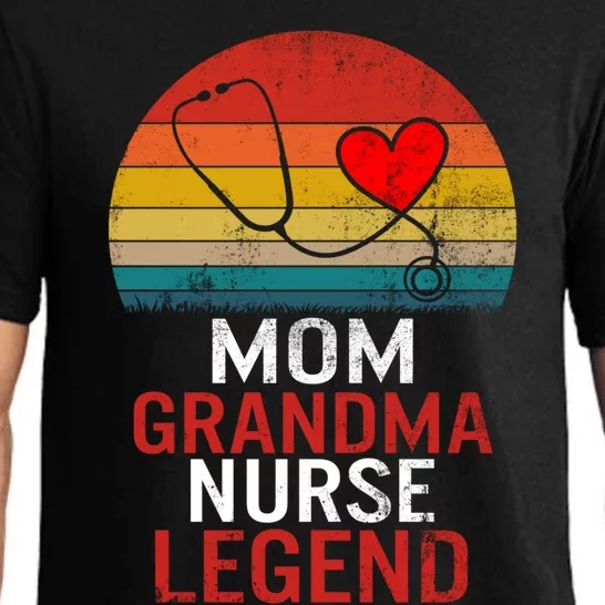 Nurses Week Mom Grandma Nurse Legend Mothers Day Retiret Gift Pajama Set