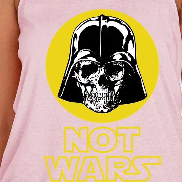 NOT WARS Women's Knotted Racerback Tank