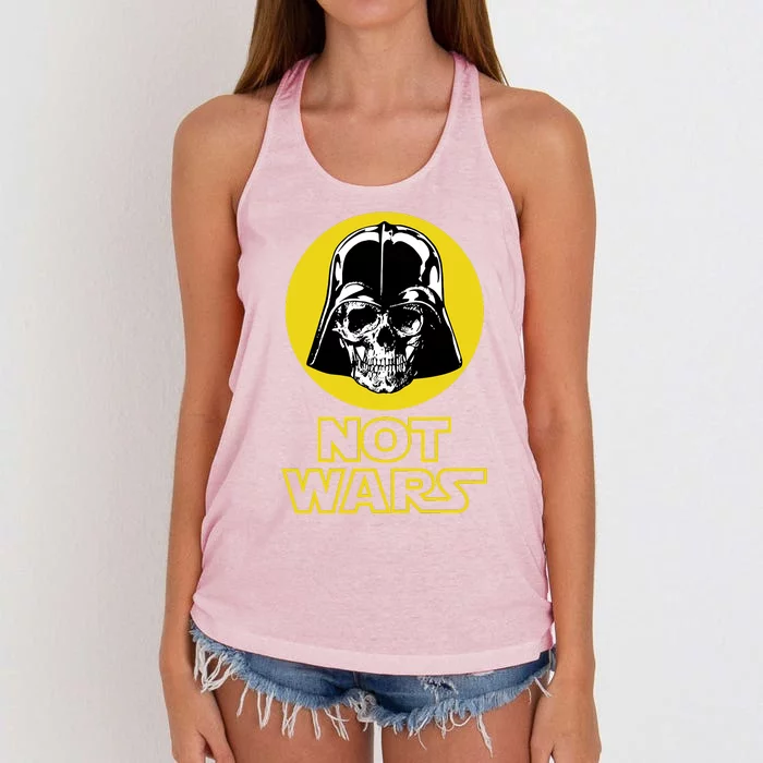 NOT WARS Women's Knotted Racerback Tank