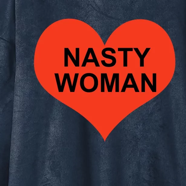 Nasty Woman Hooded Wearable Blanket