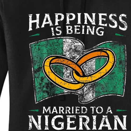 Nigerian Wedding Nigeria Marriage Root Flag Married Women's Pullover Hoodie