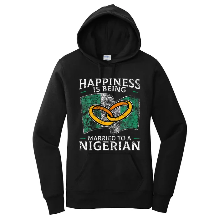 Nigerian Wedding Nigeria Marriage Root Flag Married Women's Pullover Hoodie