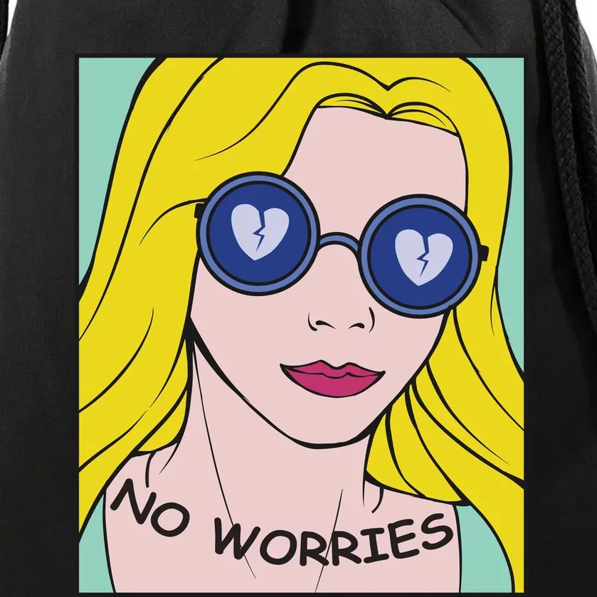 No Worries Drawstring Bag