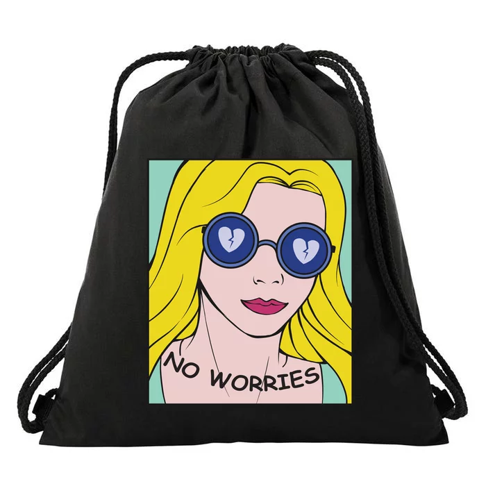 No Worries Drawstring Bag