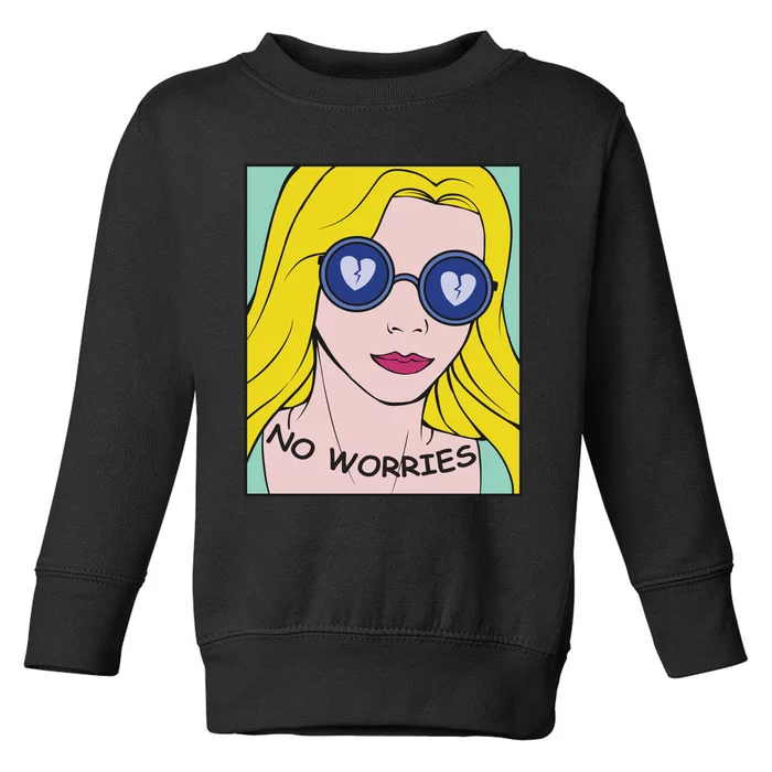 No Worries Toddler Sweatshirt