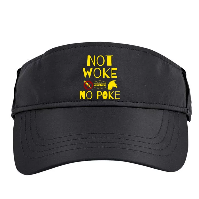 Not Woke, No Poke Adult Drive Performance Visor