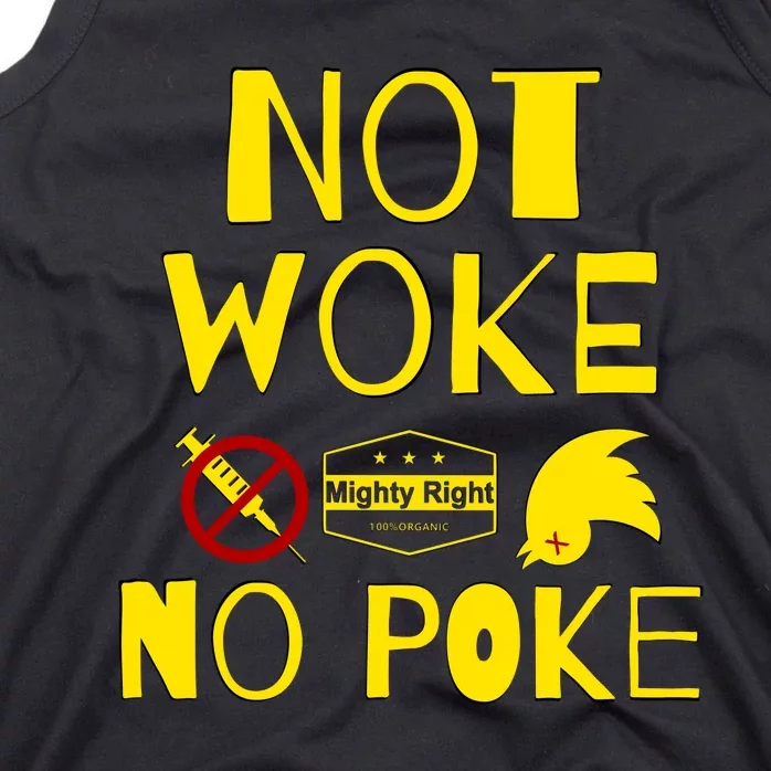 Not Woke, No Poke Tank Top