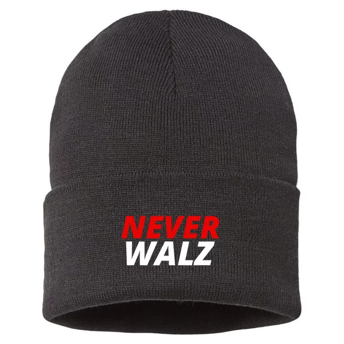 Never Walz Sustainable Knit Beanie