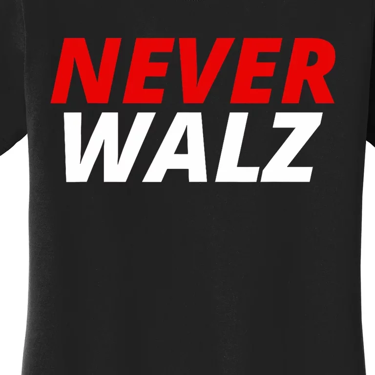 Never Walz Women's T-Shirt