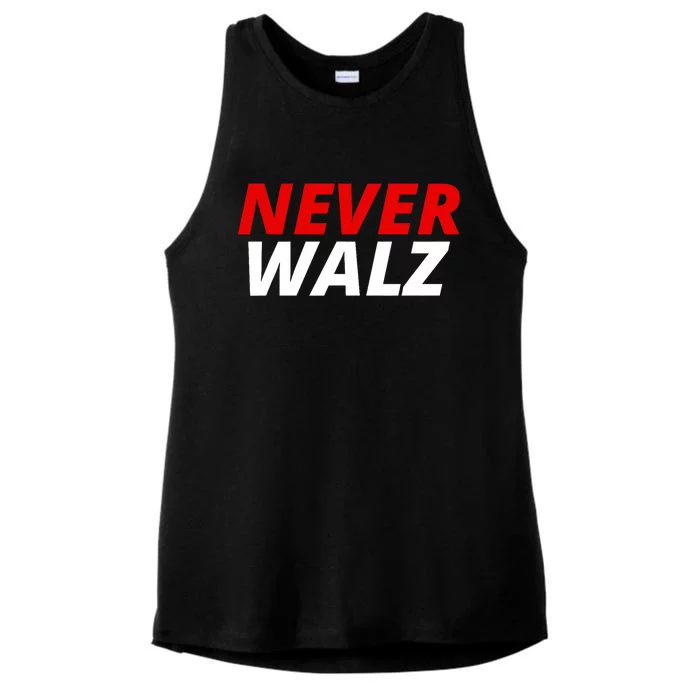 Never Walz Ladies Tri-Blend Wicking Tank